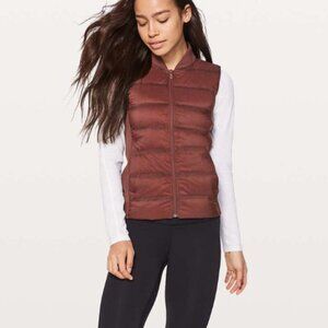 Lululemon Down and Around Puffer Down Vest Size 8